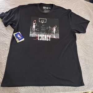 Court Culture Dwyane Wade Miami Heat Legacy Moments T-Shirt Mens XXL Black NEW